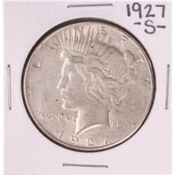 1927-S $1 Peace Silver Dollar Coin