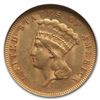 Image 2 : 1878 $3 Gold Princess AU-58 NGC