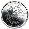 Image 1 : 2014 Canada 1/4 oz Silver $3 Animal Architects Spider & Web