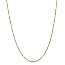 14k Gold 1.80 mm Flat Figaro Chain - 18 in.