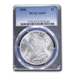 1898 Morgan Dollar MS-67 PCGS