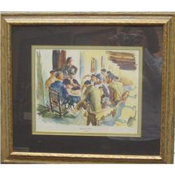 Dupagne-framed print-Jugadores Des Naipes #936834