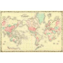 Map of Johnson's World on Mercator's Projection #936836