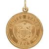 Image 1 :  14K Pendant U.S. NAVY ST. CHRISTOPHER MEDAL #937100