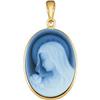 Image 1 : 14K Pendant AGATE CAMEO of MADONNA #937127