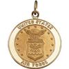 Image 1 : 14K Gold Pendant U.S. AIR FORCE MEDAL #937132