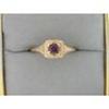 Image 1 : Antique Style 14k Yellow Gold RUBY Ring #937143