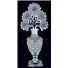 Image 1 : SUNFLOWER VASE Pressed Glass Perfume Bottle #937184