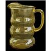 Image 1 : Amber Depression Glass Lido Pitcher #937188