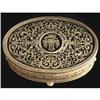 Image 1 : Apollo Gold Filigree Powder or Dresser Jar #937238