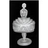 Image 1 : BALLERINA Satin Glass Powder Jar #937369