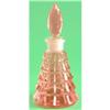  Pink Crystal Glass Draped Perfume Bottle #937430