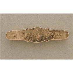 "rolled gold" engraved pin #937503