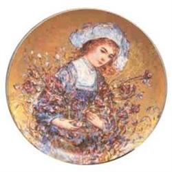 Lily porcelain plate  Flower Girl series by #937519