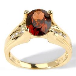 Garnet and Diamond Ring #937525