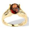 Image 1 : Garnet and Diamond Ring #937525