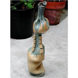 RARE ART POTTERY SURREALISTIC VASE #937549