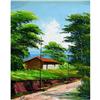 Image 1 : LANDSCAPE OIL PAINTING OF A COUNTRY ROAD IN #937550