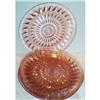 Image 1 : Five Pink Windsor Depression Dinner Plates #937583