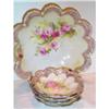Image 1 : RS Prussia Rose Decorated Berry Bowl Set #937660