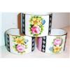 Image 1 : RARE Three Hand Painted Noritake Napkin Rings #937785