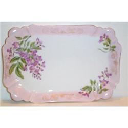 Hand Painted Limoges Wisteria Decorated Platter #937806