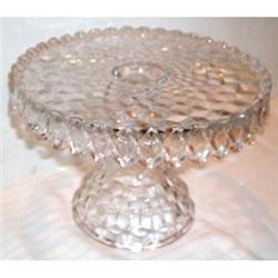 Fostoria American Pattern Footed Cake Stand #937824