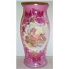 Image 1 : Hand Painted Cherub Decorated Bristol Vase #937835