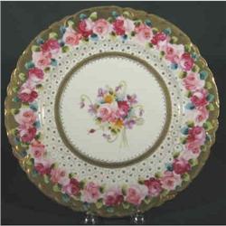 Nippon  Cabinet Plate. Roses #938051