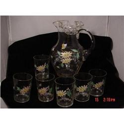 Victorian Hand Enameled Lemonade Set #938052