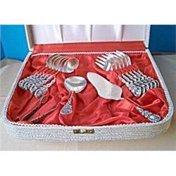 Boxed Silver Plate desert set (serv. for 6) #938065