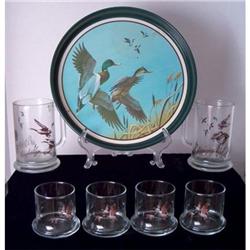 Wild Bird Tray & Beverage Set #938066