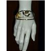 Image 1 : Vintage Handforged  Gold leaves Bracelet #938076