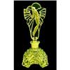 Image 1 : Czech Bohemian VASELINE Intaglio Perfume Bottle #948545