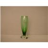Image 1 : Vase  Green  Glass  Circa  1940  England #955329