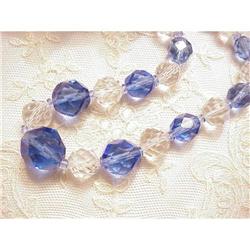 Antique BLUE CRYSTAL  BEADS #955561