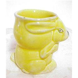 Rare Yellow Bunny EGG CUP  #955574