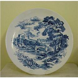 White/Blue Wedgwood Plate COUNTRYSIDE #955615