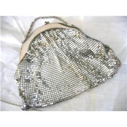 Whiting & Davis Silver Mesh Purse--Vintage #955720