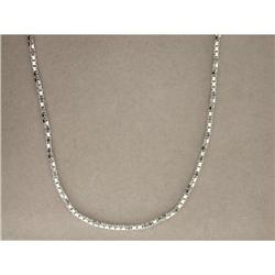 14k WHITE Gold Chain  Necklace 18 inch #955759