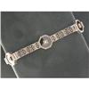 Image 1 : ANTIQUE  FILIGREE BRACELET BLACK ONYX  DIAMONDS #955787