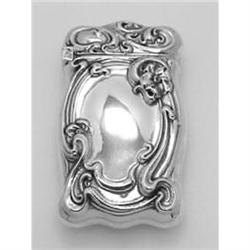 VICTORIAN Style MATCH SAFE STERLING  SILVER #955790