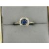 Image 1 : ANTIQUE WHITEGOLD SAPPHIRE RING FILIGREE #955800