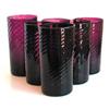 Image 1 : Hand Blown Amethyst Glass Tumbler Set (6) #955905