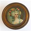 Image 1 : Victorian Lady Portrait on Brass Powder Jar #955921