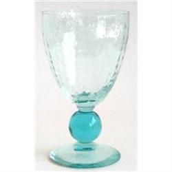 Ice Blue Elegant Crystal Golf Ball Goblet Set #955990
