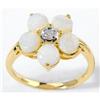 Image 1 : Opal and Diamond Ring #956225