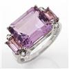 Image 1 : Amethyst and Diamond Ring #956229