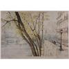 Image 1 : Original Watercolor of Paris, signed #956253