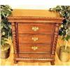 Image 1 : SOLID MAHOGANY BEDSIDE TABLE / NIGHT STAND #956274